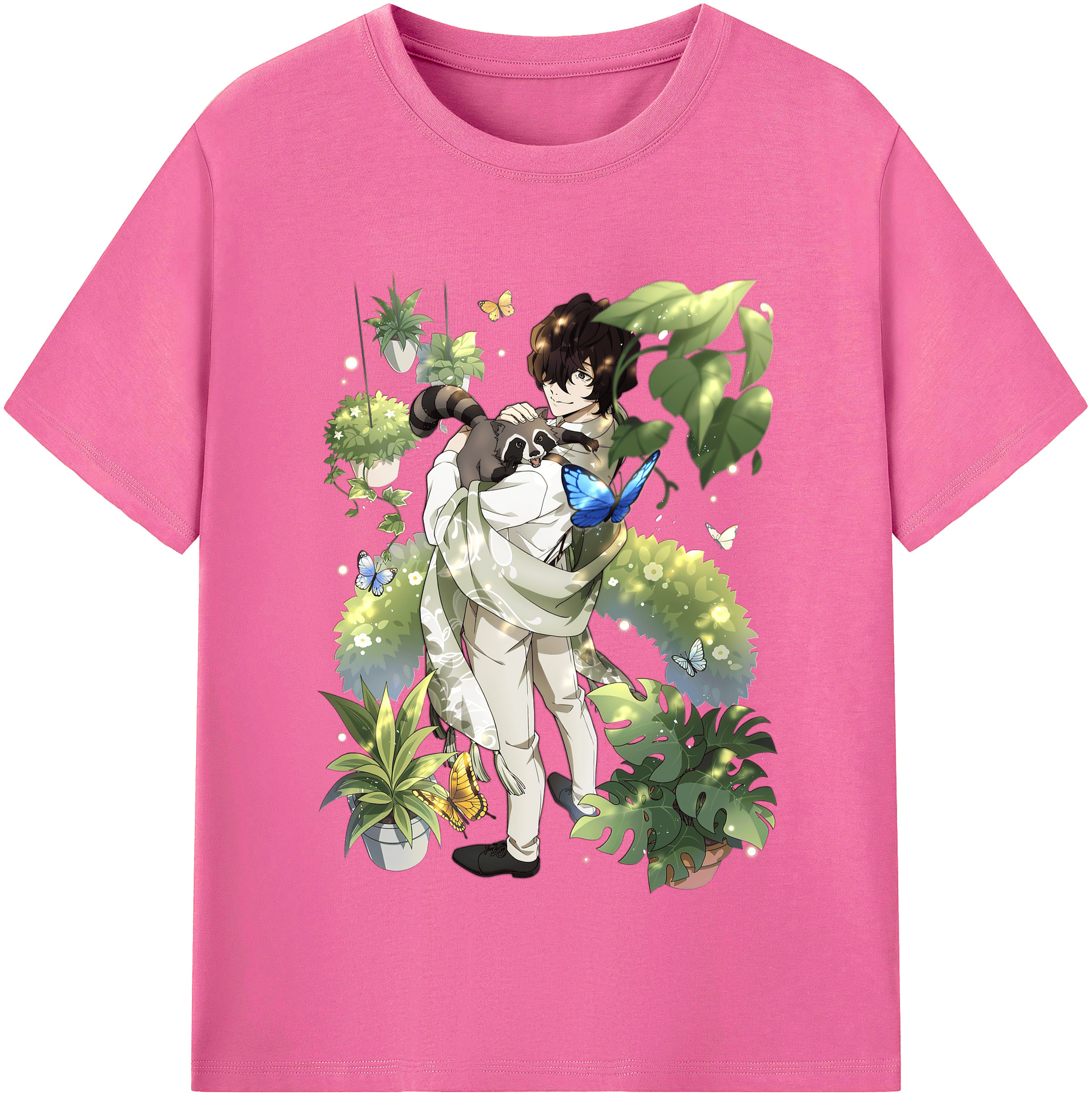 （画像用） 文豪ストレイドッグス Bungo Stray Dogs レディースカジュアルプリントTシャツ（綿100％）